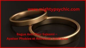 bague anti peur, talisman phobie, réduire anxiété naturellement, calmer peur et stress, bague confiance en soi, énergie positive anti stress, talisman bien-être émotionnel, surmonter phobies, sérénité et calme