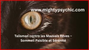 talisman mauvais rêves, sommeil paisible naturel, arrêter cauchemars, rituel sommeil calme, énergie apaisante nuit, réduire cauchemars, talisman sommeil, bien-être nuit, sérénité sommeil