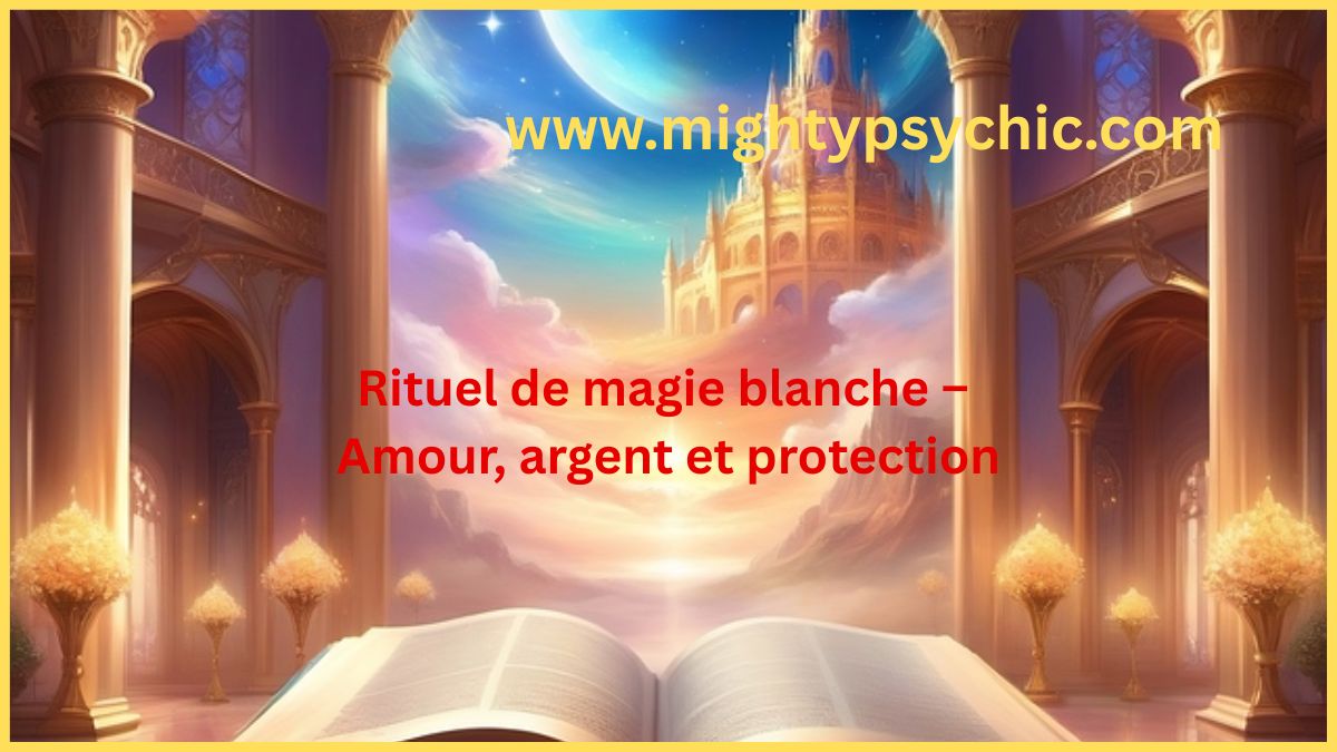 rituel magie blanche, magie blanche amour argent, rituel protection spirituelle, attirer succès, rituel bien-être, énergie positive, magie blanche efficace, rituel universel, protection et prospérité, développement personnel spirituel
