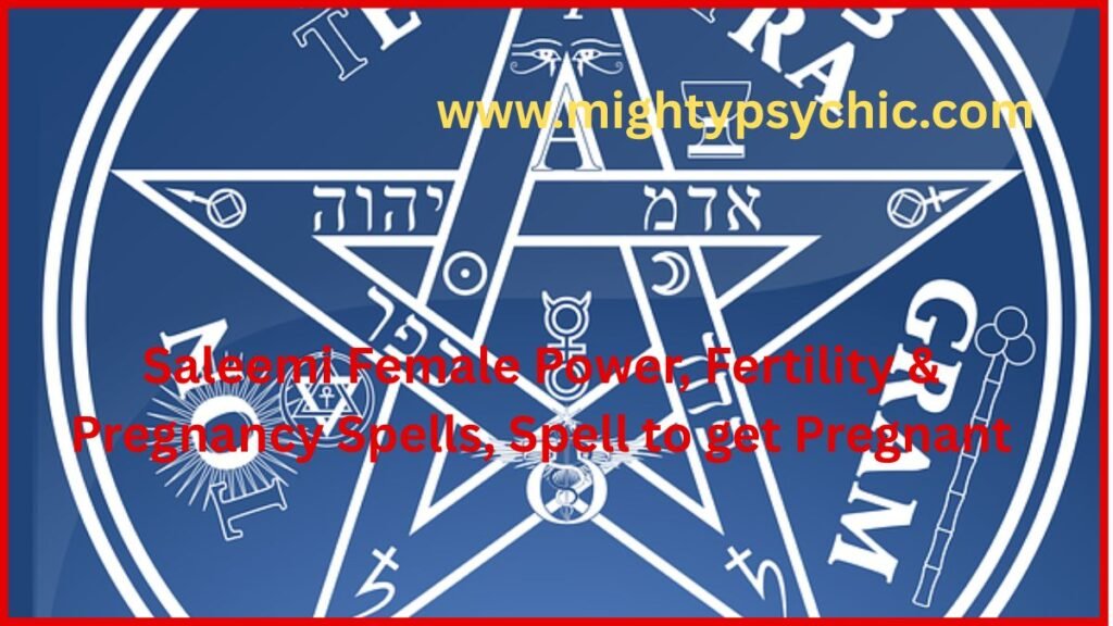 Saleemi Female Power Talisman for Fertility, Spells for Pregnancy