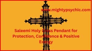 Saleemi Holy Cross Pendant for Protection, Magic Cross pendant, holy cross talisman, protection pendant with chain, spiritual protection charm, positive energy cross pendant, confidence talisman, Saleemi power cross, faith based protection jewelry