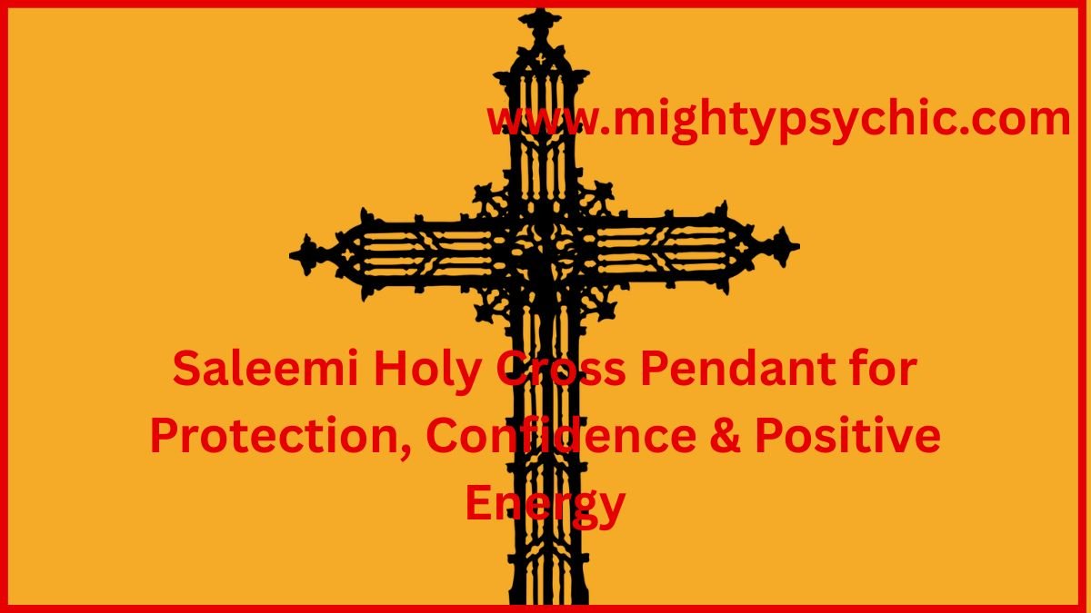 Saleemi Holy Cross Pendant for Protection, Magic Cross pendant, holy cross talisman, protection pendant with chain, spiritual protection charm, positive energy cross pendant, confidence talisman, Saleemi power cross, faith based protection jewelry