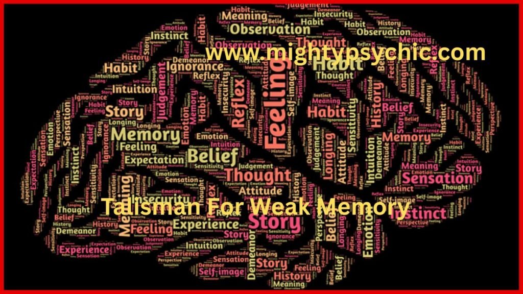 Talisman for Weak Memory, Weak Memory Talisman, Talisman for Focus, Talisman for mental confidence, Talisman for Clairty, talisman for memory, focus and concentration charm, study aid talisman, mental clarity charm, memory improvement talisman, exam confidence charm, spiritual focus aid, brain power talisman