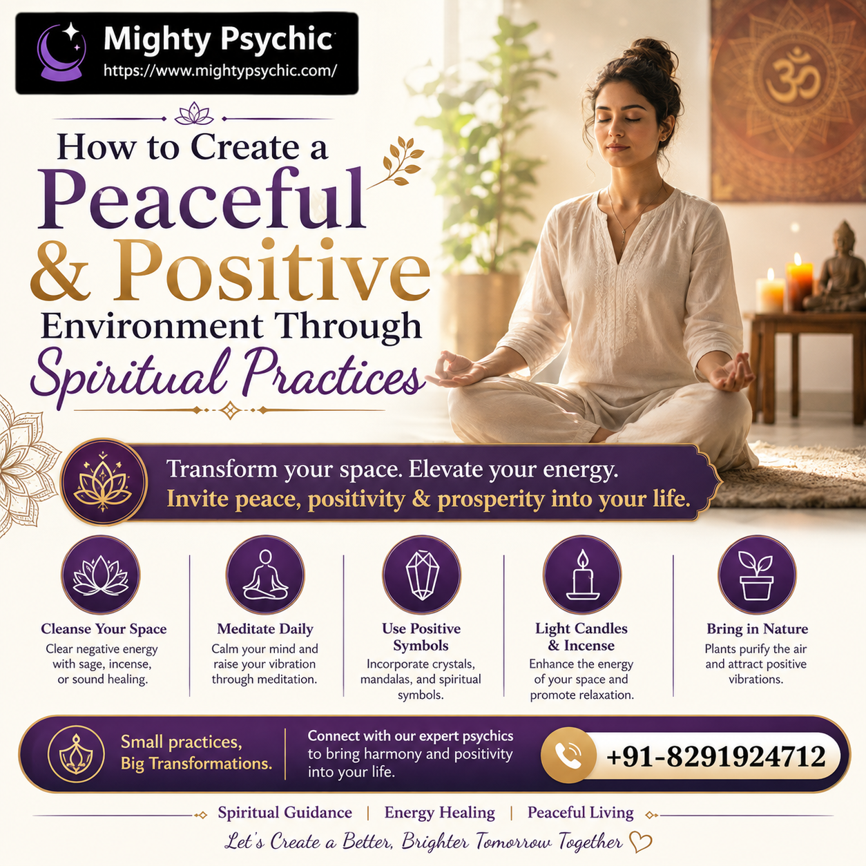 How to Create a Peaceful and Positive Environment Through Spiritual Practices
